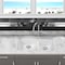 Nantucket Sinks 60/40 Double Bowl Undermount Granite Composite White PR6040-W-UM - alternate 4